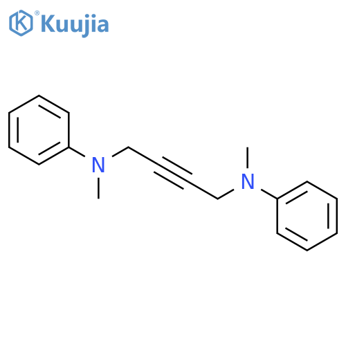 2-Butyne-1,4-diamine, N,N'-dimethyl-N,N'-diphenyl- structure