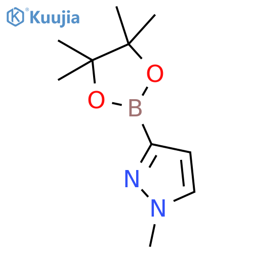 1-Methyl-3-(4,4,5,5-tetramethyl-1,3,2-dioxaborolan-2-yl)-1H-pyrazole structure