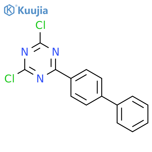 2-(4-Biphenylyl)-4,6-dichloro-1,3,5-triazine structure