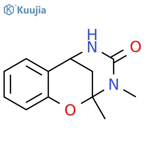 9,10-dimethyl-8-oxa-10,12-diazatricyclo7.3.1.0,2,7trideca-2,4,6-trien-11-one structure