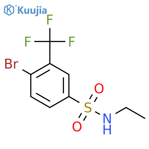 N-Ethyl 4-bromo-3-trifluoromethylbenzenesulfonamide structure