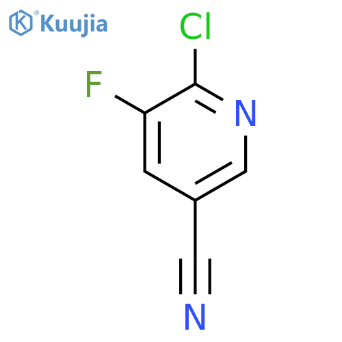 6-Chloro-5-fluoronicotinonitrile structure