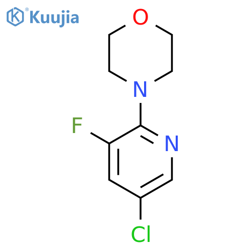 4-(5-Chloro-3-fluoro-2-pyridinyl)morpholine structure