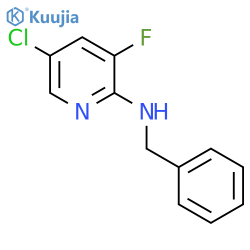 2-(N-Benzylamino)-5-chloro-3-fluoropyridine structure
