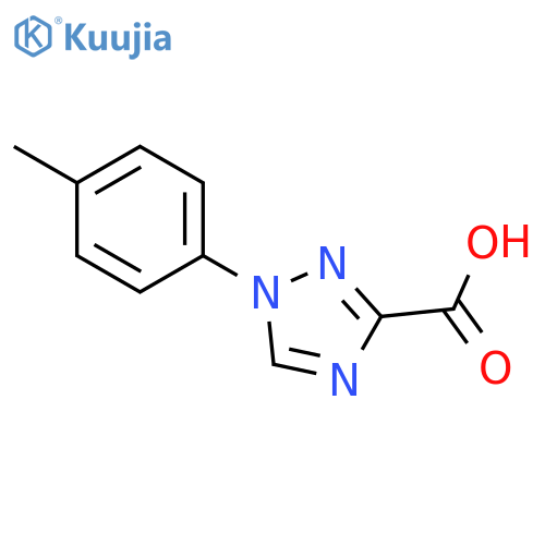 1-(p-Tolyl)-1H-1,2,4-triazole-3-carboxylic acid structure