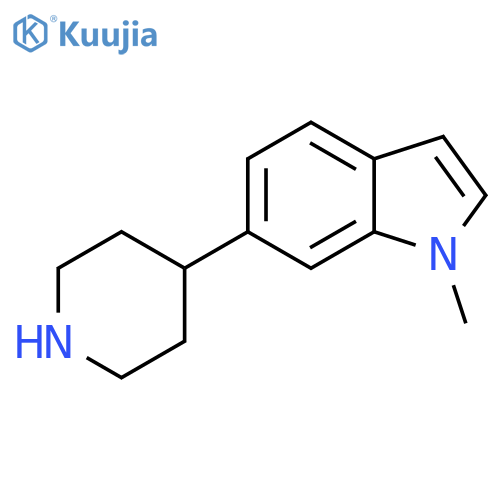 1-methyl-6-(piperidin-4-yl)-1H-indole structure