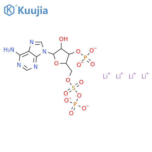 3'-Adenylic acid,5'-(dihydrogen phosphate), 5'-anhydride with sulfuric acid, tetralithium salt(9CI) structure