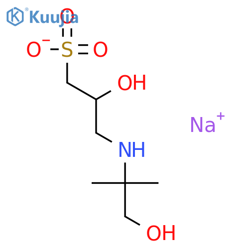 AMPSO sodium salt structure