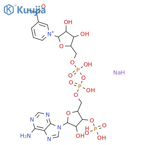 Adenosine5'-(trihydrogen diphosphate), 3'-(dihydrogen phosphate), P'®5'-ester with 3-acetyl-1-b-D-ribofuranosylpyridinium, innersalt, disodium salt (9CI) structure