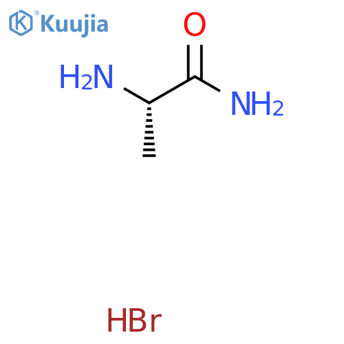 L-Alanine amide hydrobromide structure