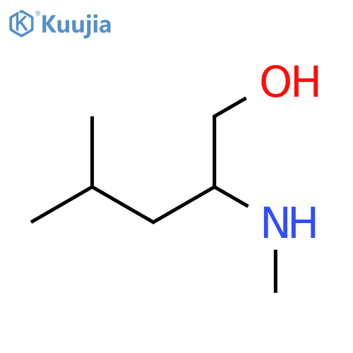 (2S)-4-methyl-2-(methylamino)pentan-1-ol structure