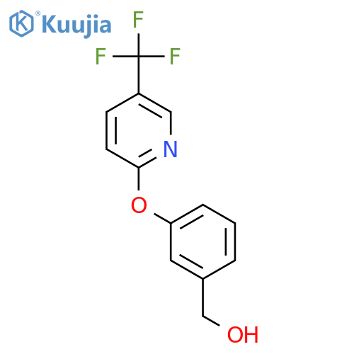 3-5-(Trifluoromethyl)-2-pyridinyloxybenzenemethanol structure