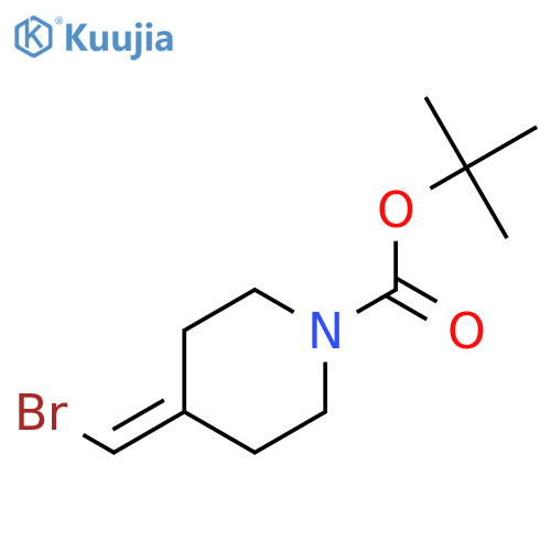 tert-butyl 4-(bromomethylidene)piperidine-1-carboxylate structure