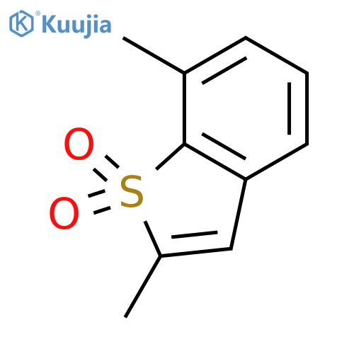 Benzo[b]thiophene, 2,7-dimethyl-, 1,1-dioxide structure