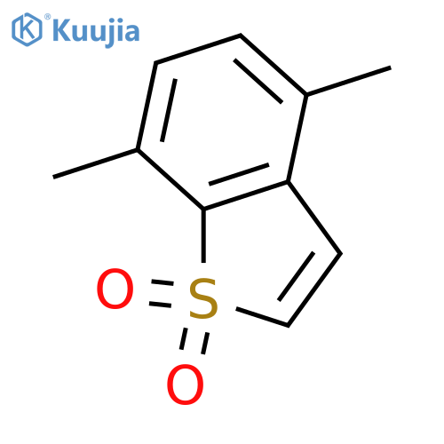 4,7-Dimethylbenzo[b]thiophene; S,S-Dioxide structure
