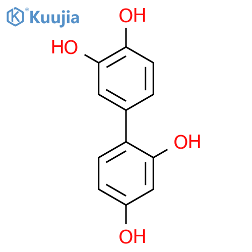 [1,1'-Biphenyl]-2,3',4,4'-tetrol structure