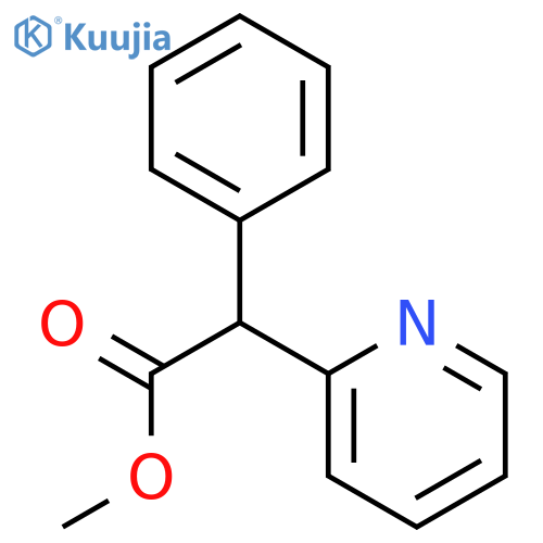 2-Pyridineacetic acid, a-phenyl-, methyl ester,hydrochloride (1:1) structure