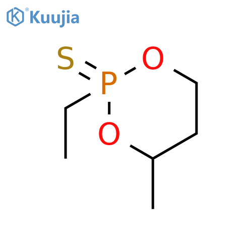 1,3,2-Dioxaphosphorinane, 2-ethyl-4-methyl-, 2-sulfide structure