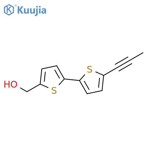 [2,2'-Bithiophene]-5-methanol,5'-(1-propyn-1-yl)- structure