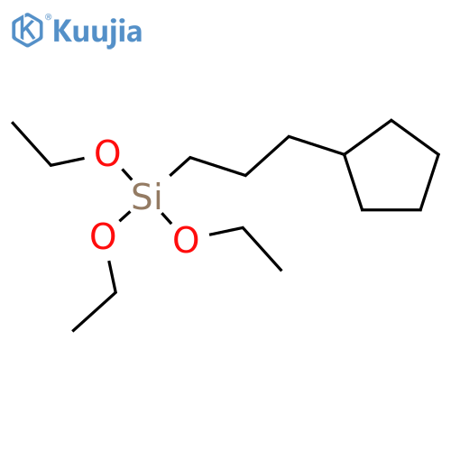 Silane,[3-(cyclopentadienyl)propyl]triethoxy- (9CI) structure
