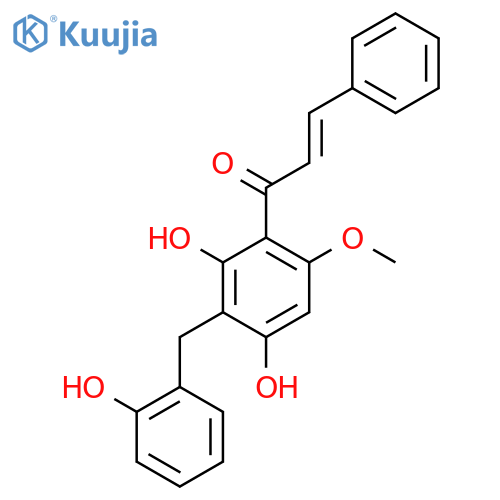 2',4',6'-Trihydroxy-3'-(2-hydroxybenzyl)chalcone; (E)-form, 6'-Me ether structure