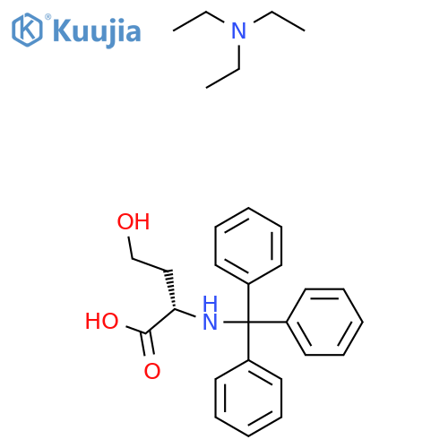 N-TRITYL-L-HOMOSERINE TRIETHYLAMINE SALT structure