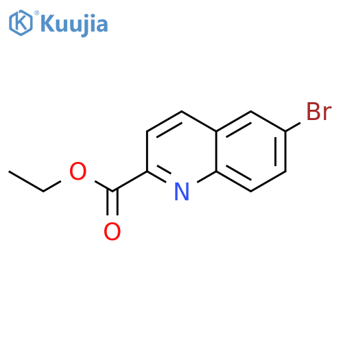 Ethyl 6-bromoquinoline-2-carboxylate structure