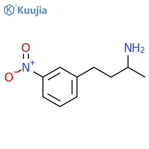 4-(3-nitrophenyl)butan-2-amine structure