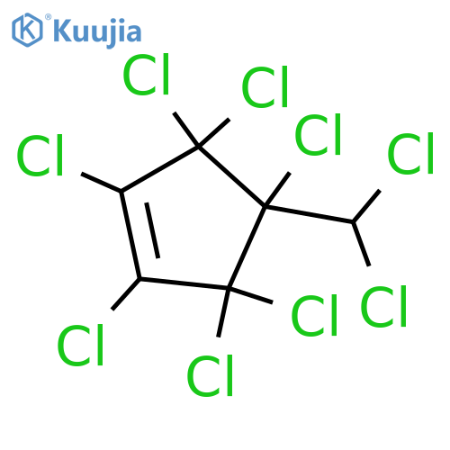 Cyclopentene, 1,2,3,3,4,5,5-heptachloro-4-(dichloromethyl)- structure