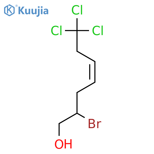4-Hepten-1-ol, 2-bromo-7,7,7-trichloro-, (Z)- structure