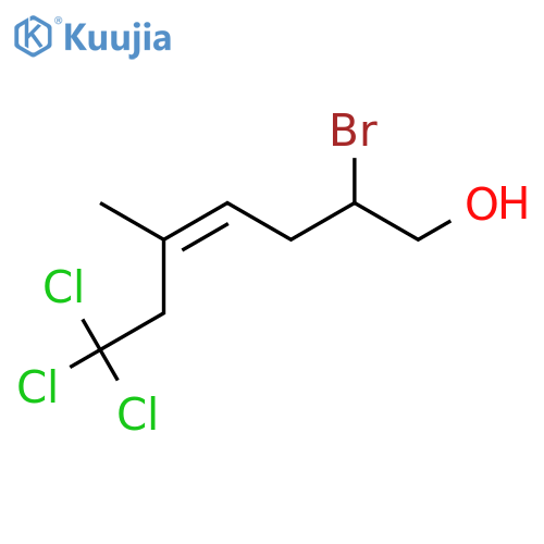 4-Hepten-1-ol, 2-bromo-7,7,7-trichloro-5-methyl-, (Z)- structure