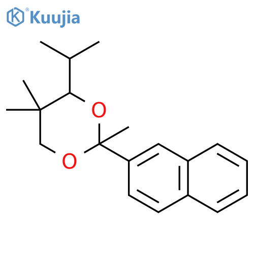 1,3-Dioxane, 2,5,5-trimethyl-4-(1-methylethyl)-2-(2-naphthalenyl)- structure