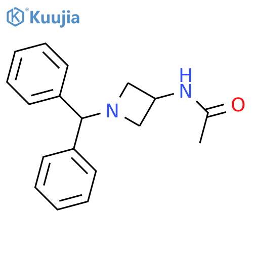 N-(1-benzhydrylazetidin-3-yl)acetamide structure