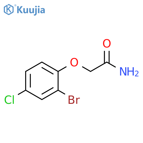 2-(2-bromo-4-chlorophenoxy)acetamide structure