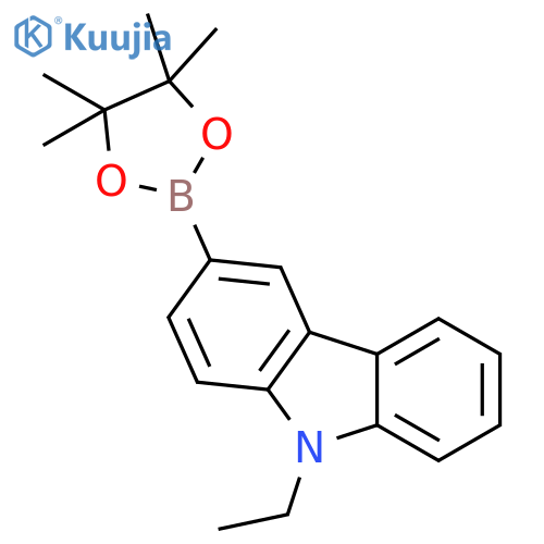 9-Ethyl-3-(tetramethyl-1,3,2-dioxaborolan-2-yl)carbazole structure
