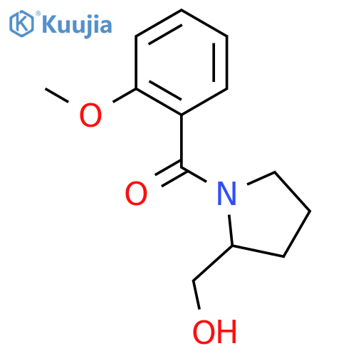 (S)-(2-(Hydroxymethyl)pyrrolidin-1-yl)(2-methoxyphenyl)methanone structure