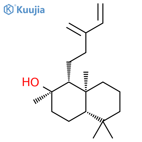 2-Naphthalenol,decahydro-2,5,5,8a-tetramethyl-1-(3-methylene-4-penten-1-yl)-, (1R,2R,4aS,8aS)- structure