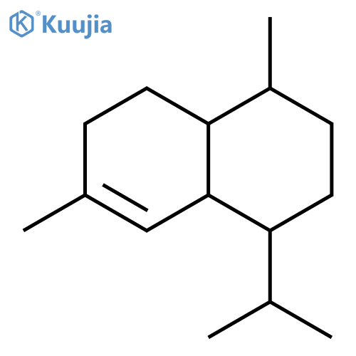 Naphthalene,1,2,3,4,4a,5,6,8a-octahydro-4,7-dimethyl-1-(1-methylethyl)- structure