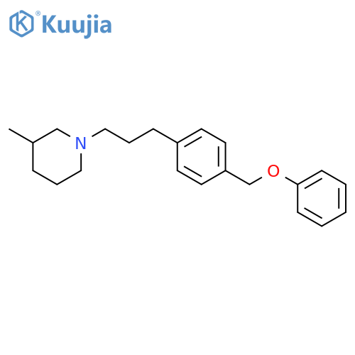 Piperidine,3-methyl-1-[3-[4-(phenoxymethyl)phenyl]propyl]- structure