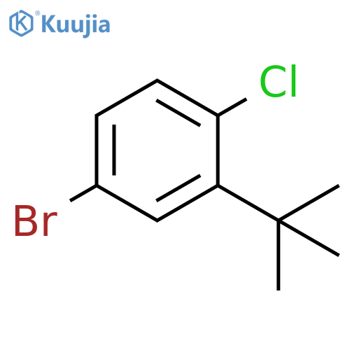 2-tert-Butyl-4-bromo-1-chlorobenzene structure