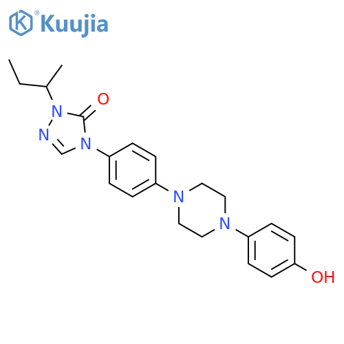 2-sec-Butyl-d5-4-{4-4-(4-hydroxy-phenyl)-piperazin-1-yl-phenyl}-2,4-dihydro-1,2,4-triazol-3-one structure