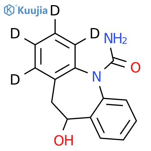 10,11-Dihydro-10-hydroxy Carbamazepine-D4 (Major) structure