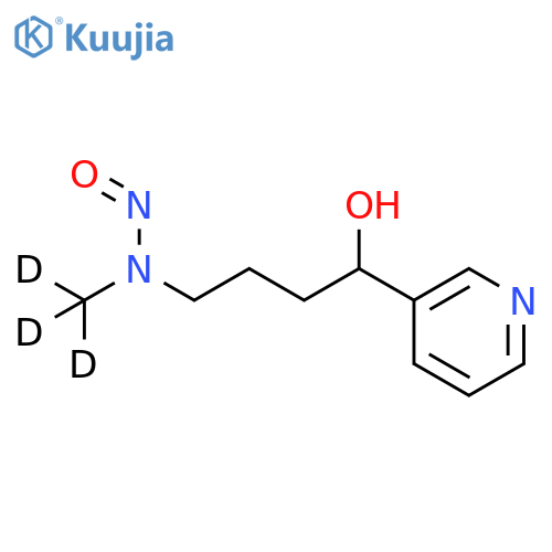4-(METHYL-D3-NITROSAMINO)-1-(3-PYRIDYL)-1-BUTANOL structure