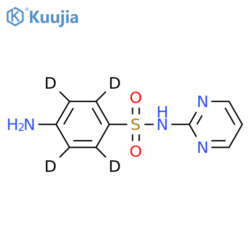 Sulfadiazine-d structure