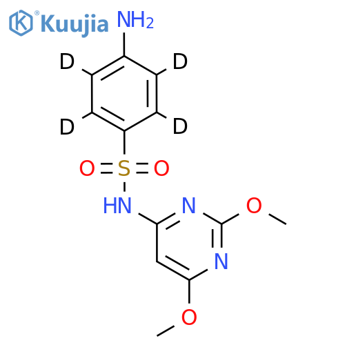 Sulfadimethoxine-d structure