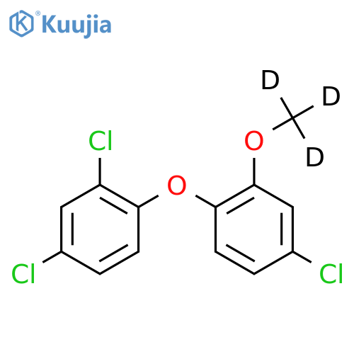 TRICLOSAN METHYL-D3 ETHER structure