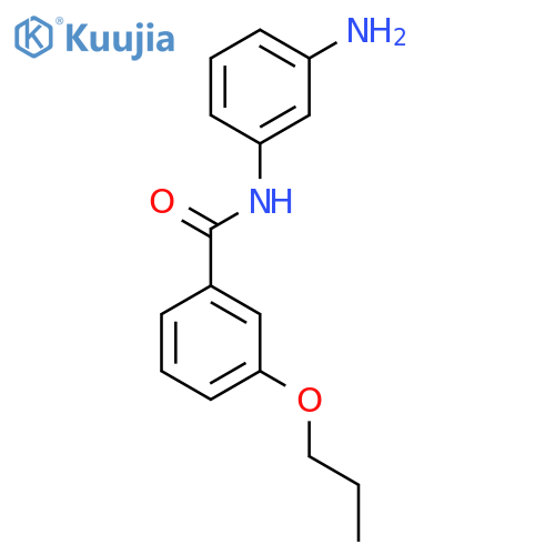 N-(3-Aminophenyl)-3-propoxybenzamide structure