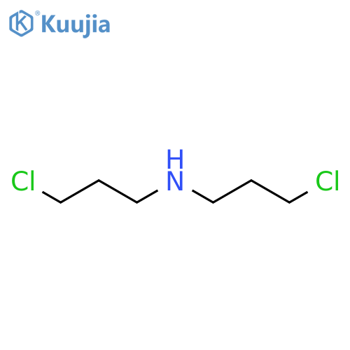 Bis(3-chloropropyl)amine structure