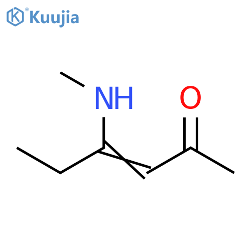 3-Hexen-2-one,4-(methylamino)- structure