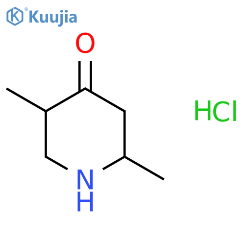2,5-dimethylpiperidin-4-one hydrochloride structure